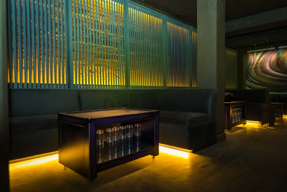 West 8 nightclub downtown LA interior